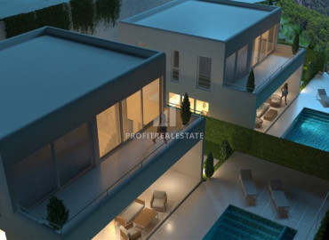 The project of private villas in the central mountainous region of Alanya - Tepe ID-7695 фото-27