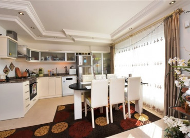 Duplex apartment, 3 + 1 layout, 700 meters from Cleopatra beach, Alanya, center ID-7702 фото-3