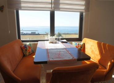 Spacious furnished duplex 3 + 1 overlooking the Mediterranean Sea and the Alanya fortress in Kestel ID-7706 фото-5