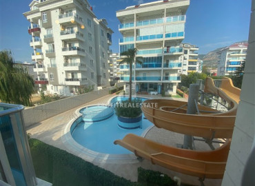 View furnished duplex-penthouse with two bedrooms on the first coastline in Kestel ID-7718 фото-12