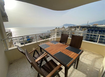 Furnished two-bedroom apartment with sea views, 50 meters from the well-maintained beach of Tosmur, Alanya, 110 m2 ID-7755 фото-11