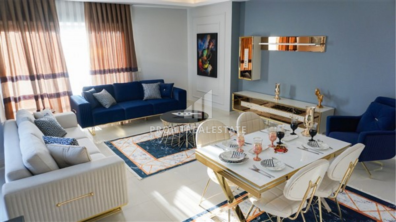 Меблированная квартира с двумя спальнями в комплексе с хорошей инфраструктурой в Махмутларе ID-7763 фото-1