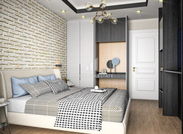 Apartment of different layouts in a residence at the final stage of construction in the center of Alanya ID-7780 фото-9