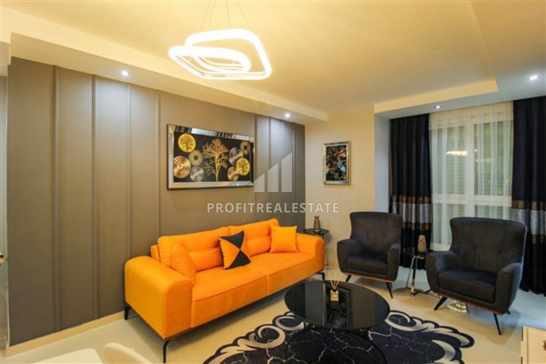 Elegant one bedroom apartment 100 meters from the sea in Oba ID-7818 фото-1