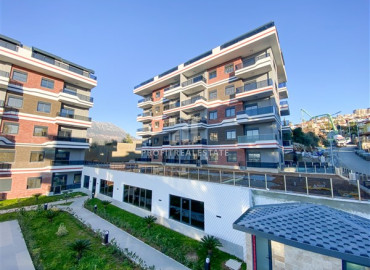 New one bedroom apartment, in a fine finish, in a residence with a rich facilities, Kargicak, Alanya, 53 m2 ID-7821 фото-12