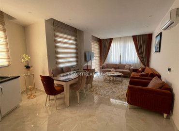 New furnished two-bedroom apartment in a luxury residence near Cleopatra Beach ID-7838 фото-1