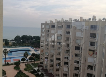 Apartment 1 + 1 on the first coastline in Mezitli, Davultepe microdistrict in a residence with a swimming pool ID-7896 фото-17