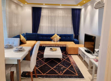 Large furnished two-bedroom apartment 125m², 50m from the sea in Mahmutlar ID-7217 фото-1