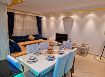 Large furnished two-bedroom apartment 125m², 50m from the sea in Mahmutlar ID-7217 фото-3