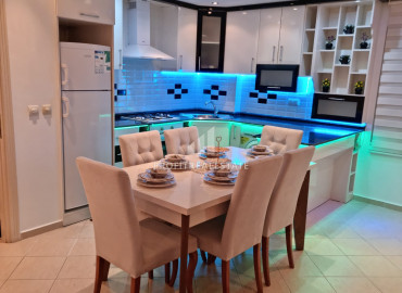 Large furnished two-bedroom apartment 125m², 50m from the sea in Mahmutlar ID-7217 фото-9