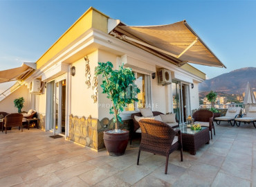 Spacious furnished duplex 2 + 1 with excellent views of the mountains and the sea on the main street of Mahmutlar ID-7906 фото-23