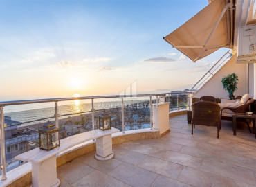 Spacious furnished duplex 2 + 1 with excellent views of the mountains and the sea on the main street of Mahmutlar ID-7906 фото-26