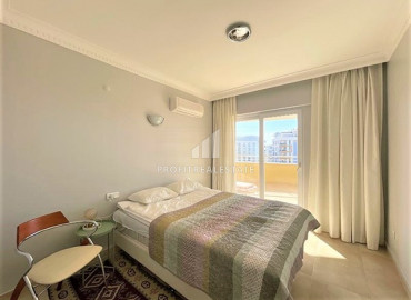 Furnished apartment 2 + 1 in a residence with facilities 600m from the sea in Tosmur ID-7910 фото-9}}