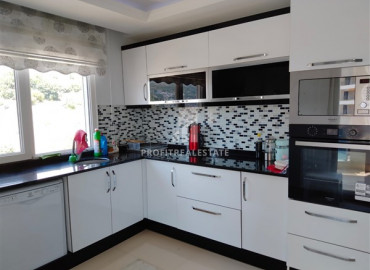 Large duplex 4 + 1 with a separate kitchen, overlooking the mountains and the fortress of Alanya in Cikcilli ID-7954 фото-6