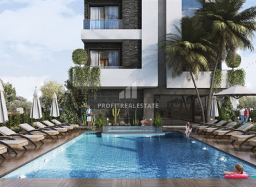 New one-bedroom apartment in a residence built in 2022, Oba, Alanya, 50 m2 ID-7970 фото-9