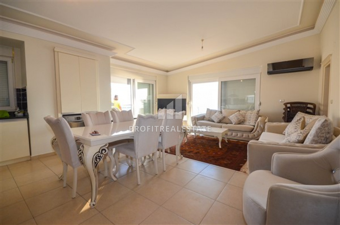 Five-room furnished view duplex 100 meters from the sea in Mahmutlar ID-7981 фото-1