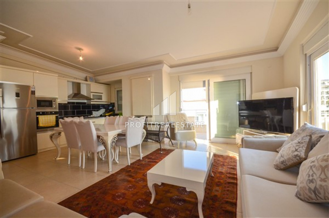 Five-room furnished view duplex 100 meters from the sea in Mahmutlar ID-7981 фото-2