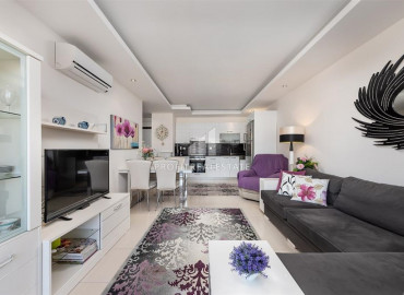 Spacious one-bedroom apartment in a residential residence with hotel facilities, Kestel, Alanya, 70 m2 ID-8034 фото-2