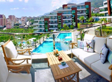 Ready to move in, apartment 2 + 1 in a residence with facilities in a residential area of Alanya - Cikcilli ID-8037 фото-11