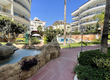 Furnished duplex apartment 2 + 1, in a residence with two pools, Oba, Alanya, 114 m2 ID-8043 фото-13