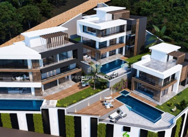 Luxury real estate under construction, in the young area of Cikcilli, Alanya, 611-658 m2 ID-8045 фото-2