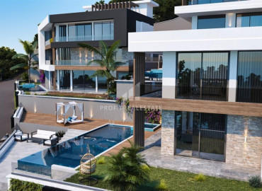 Luxury real estate under construction, in the young area of Cikcilli, Alanya, 611-658 m2 ID-8045 фото-5