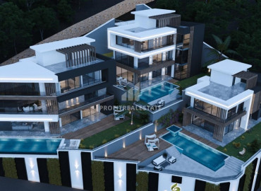 Элитная недвижимость на этапе строительства, в молодом районе Джикджилли, Аланья, 611-658 м2 ID-8045 фото-9