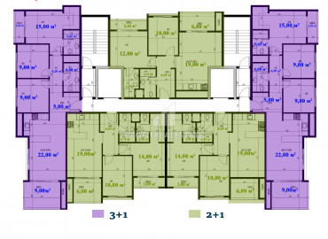 Квартиры с двумя и тремя спальнями в комплексе с инфраструктурой на этапе строительства в районе Мерсина – Тедже ID-8047 фото-22