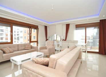 Furnished two-bedroom apartment in a residence with a swimming pool 200m from the sea in the Kestel area ID-8065 фото-2