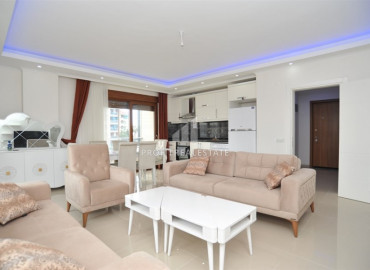 Furnished two-bedroom apartment in a residence with a swimming pool 200m from the sea in the Kestel area ID-8065 фото-3