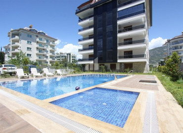 Furnished two-bedroom apartment in a residence with a swimming pool 200m from the sea in the Kestel area ID-8065 фото-19