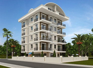 Двухкомнатные квартиры на этапе строительства, в живописном районе Демирташ, Аланья, 45 м2 ID-8097 фото-1