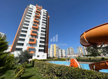 Duplex apartment 1 + 1 in a residence with a water park in Tej at an attractive price ID-8108 фото-1