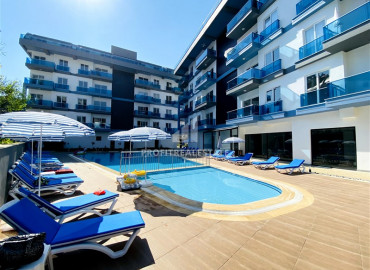 Apartment 1 + 1, in a new residence with hotel facilities in the area of Alanya - Oba. ID-8125 фото-1