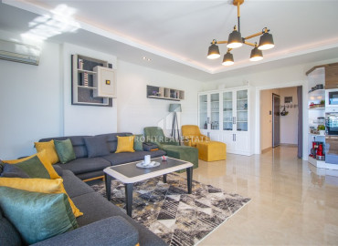 Luxurious furnished 3 + 1 apartment with sea and mountain views in the elite residence of Mahmutlar ID-8128 фото-3