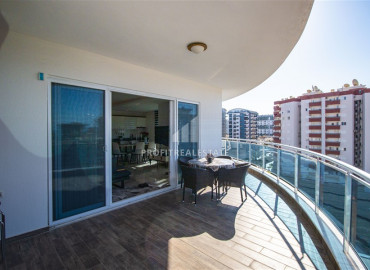 Luxurious furnished 3 + 1 apartment with sea and mountain views in the elite residence of Mahmutlar ID-8128 фото-14