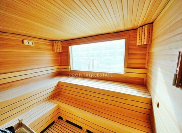 Luxurious furnished 3 + 1 apartment with sea and mountain views in the elite residence of Mahmutlar ID-8128 фото-15