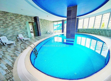 Luxurious furnished 3 + 1 apartment with sea and mountain views in the elite residence of Mahmutlar ID-8128 фото-19