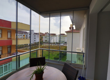 Cozy furnished apartment 1 + 1 with two balconies 300m from the sea in Oba ID-8136 фото-10