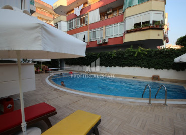 Cozy furnished apartment 1 + 1 with two balconies 300m from the sea in Oba ID-8136 фото-13