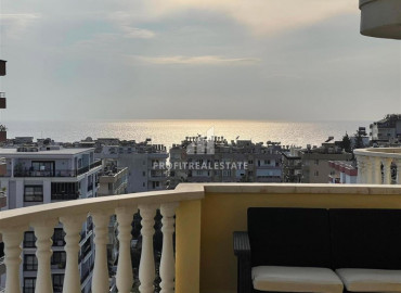 Large view duplex 4 + 1 300m from the sea in Mahmutlar, in a residence with a swimming pool ID-8162 фото-6