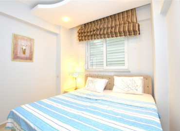 Меблированные апартаменты, с двумя спальнями, в 300 метрах от пляжа Клеопатра, Аланья ID-8167 фото-11