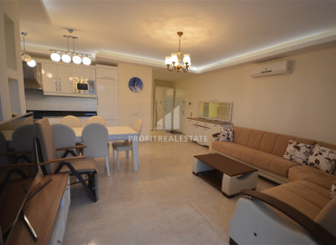 Two bedroom apartment, equipped with furniture and appliances, in a well-maintained residential residence in Oba, Alanya, 120 m2 ID-8174 фото-2