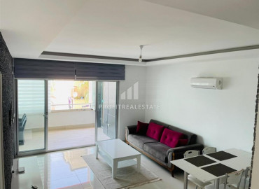 Furnished one-bedroom apartment in a premium class residence 70m from the sea in Kestel: ID-8181 фото-1