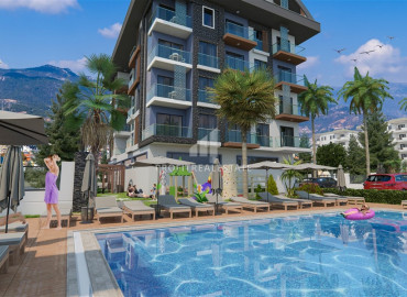 Apartment by the sea at the project stage, just 200 meters from the center of Oba, Alanya, 55-120 m2 ID-8186 фото-7