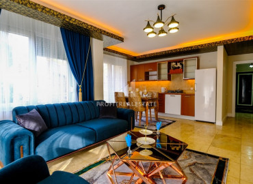 Furnished apartment 1 + 1 in a residence with facilities in a quiet area of Alanya - Cikcilli ID-8198 фото-3