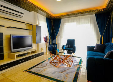 Furnished apartment 1 + 1 in a residence with facilities in a quiet area of Alanya - Cikcilli ID-8198 фото-1