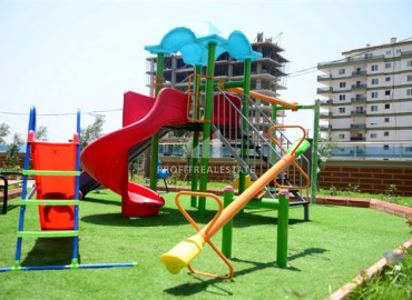 Furnished one-bedroom apartment with mountain views near the sea in Mahmutlar ID-8212 фото-14