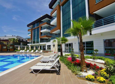 Two bedroom apartment, furnished, in a residence with full facilities, Oba, Alanya, 125 m2 ID-8232 фото-1