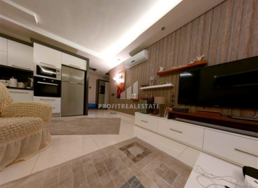 Меблированная трехкомнатная квартира в комплексе премиум класса в 250м от моря в районе Тосмур ID-8237 фото-3